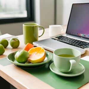 Tea and a light snack, even at your desk, is perfect for a mid-afternoon pick-me-up to help you power through the rest of your day.