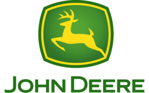 The John Deere logo, featuring a green and yellow color scheme with a leaping deer, symbolizing the agricultural machinery brand. The blog post references John Deere as another example of a company withdrawing from DEI programs, implying a prioritization of profits over inclusive values.