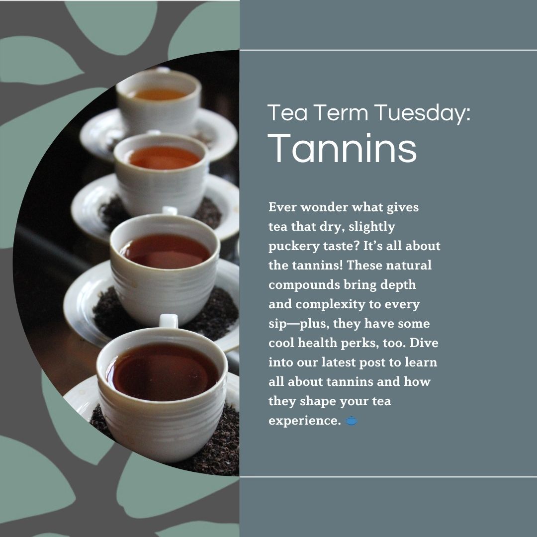 Introducing Tea Term Tuesday! First Up: Tannins