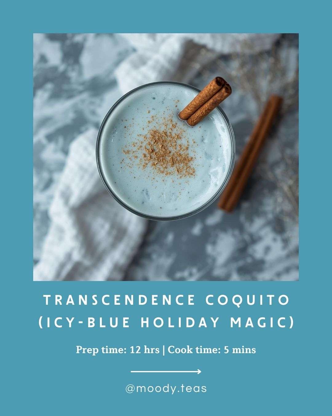 Transcendence Coquito (Icy-Blue Holiday Magic Edition)
